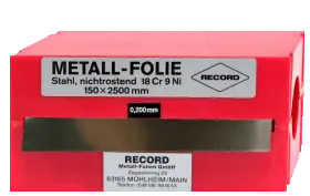 Record | Stålfolierulle, Rostfri, 18Cr9N