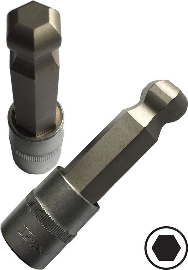 BATO | Bitshylsa Lång 1/2" Insex 19x100mm med kula | 5704175116591