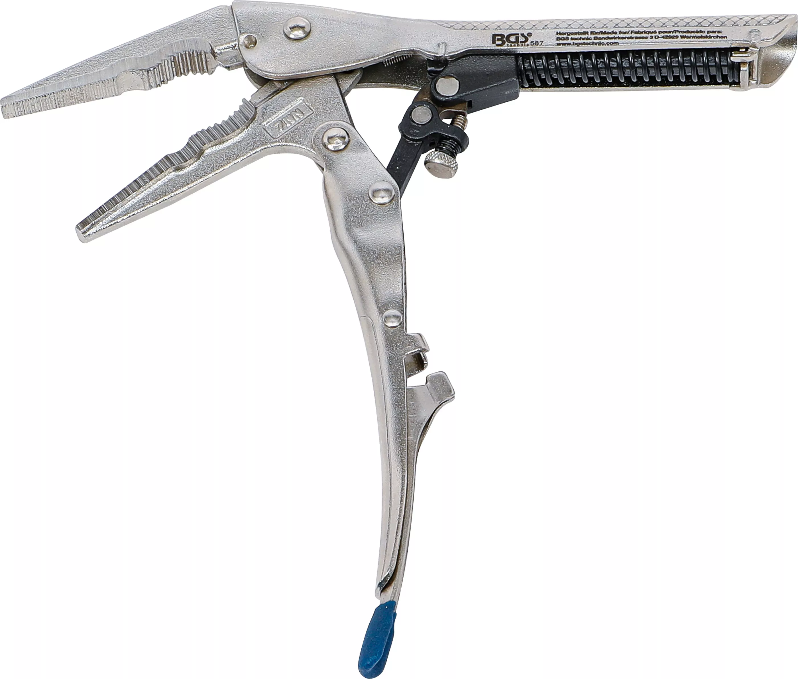 BGS | Automatisk griptång med långa käftar 190mm | 4026947005874