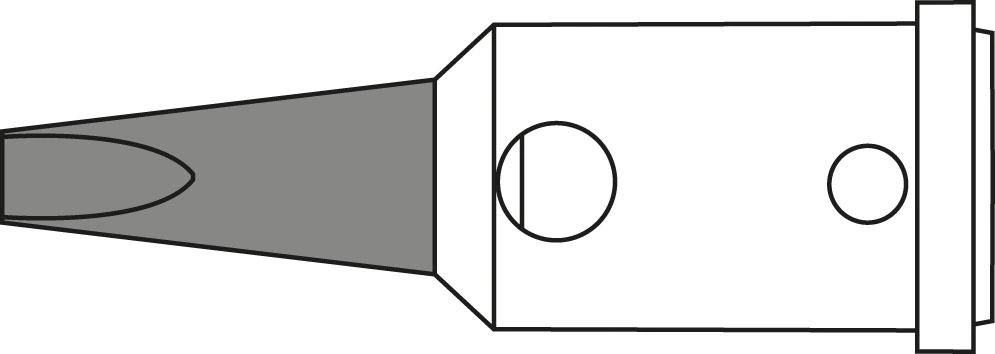 Ersa | Lödspets, Rak, 2,4mm till Independent 75 | 4003008062472