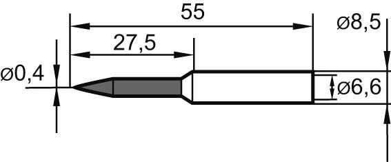 Ersa | Lödspets, 832UD, 0,4mm | 4003008074680