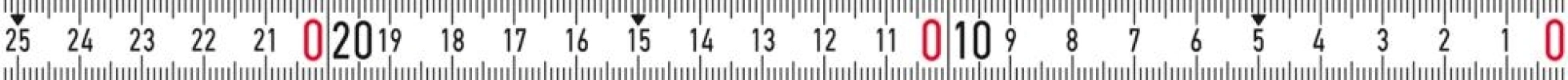 BMI | Mätband, Självhäftande, Vitt, 2mx13mm RNL-SK | 4007368093084