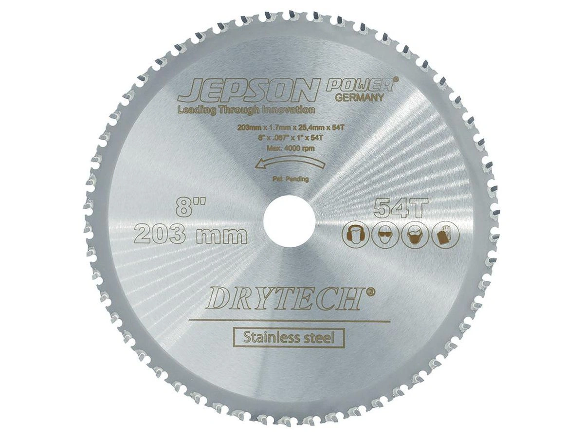 Jepson | Kapklinga HM Drytech 203x25,4x1,7mm, 54Z | 4260052468104