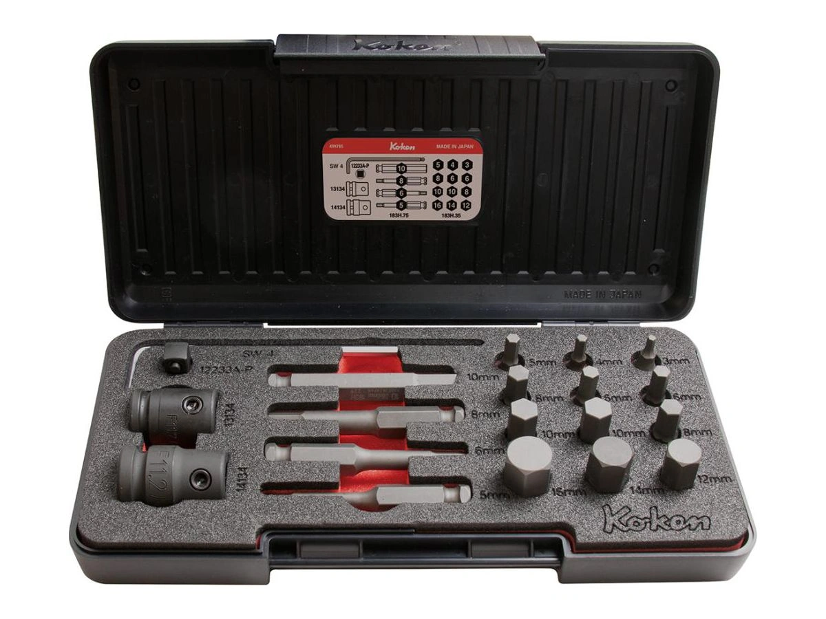 Koken | Kraftbitssats 7/16" Insex 20-delar | 4030884997857
