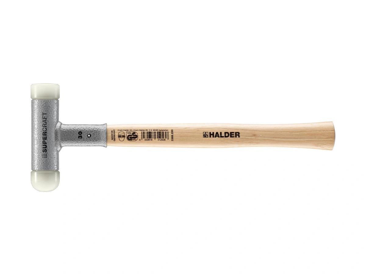 Halder | Studsfri plasthammare Supercraft CAS 30mm | 4030618312536