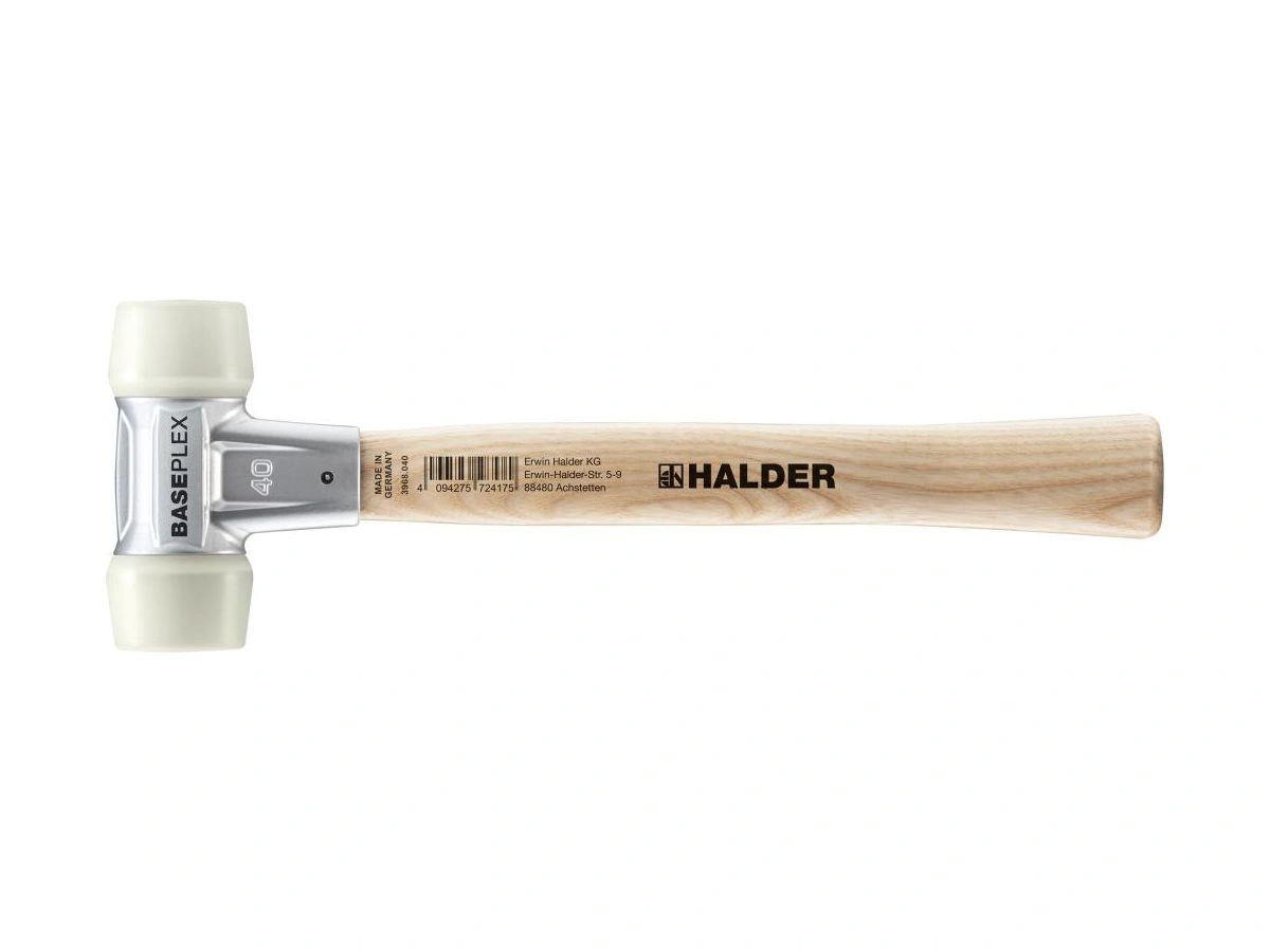 Halder | Plasthammare Baseplex 40mm nylon | 4030618304128