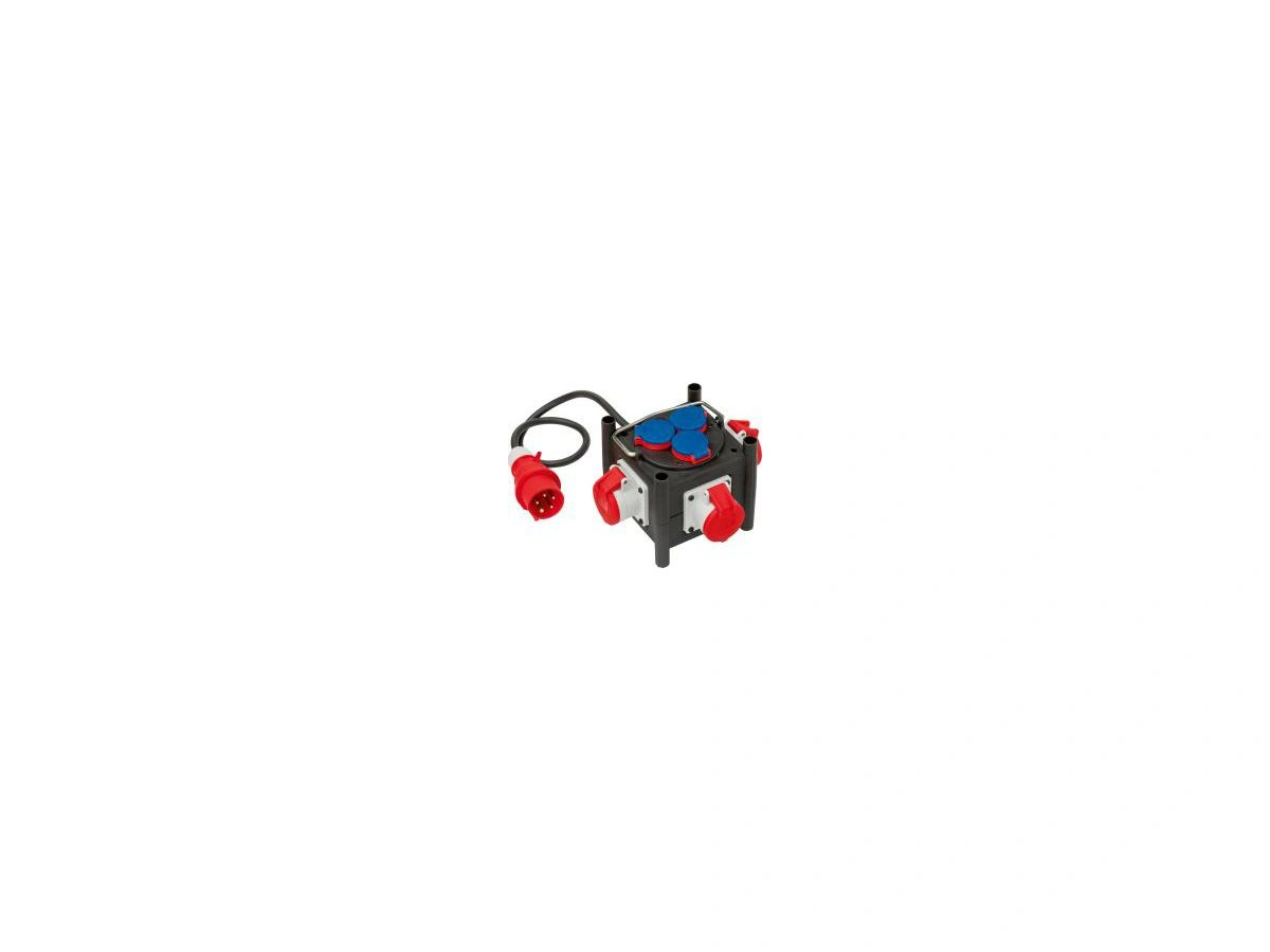 Brennenstuhl | Byggcentral CEE 3x400V 16A & 3x230V 16A uttag, 1m H07RN-F5G1,5 max 11kW | 4007123654482