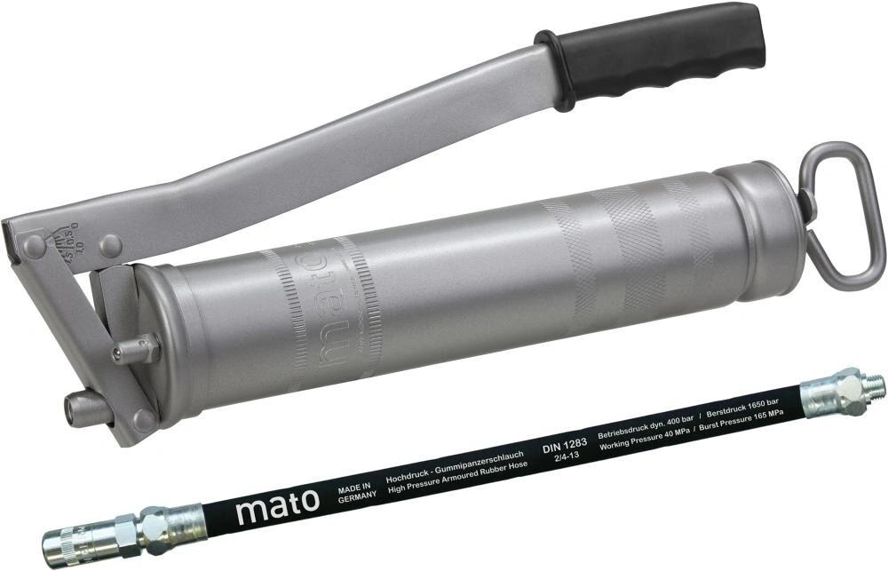 Mato | Fettspruta, hävstång, E500M för patron 400g eller lösfett | 4016553042301