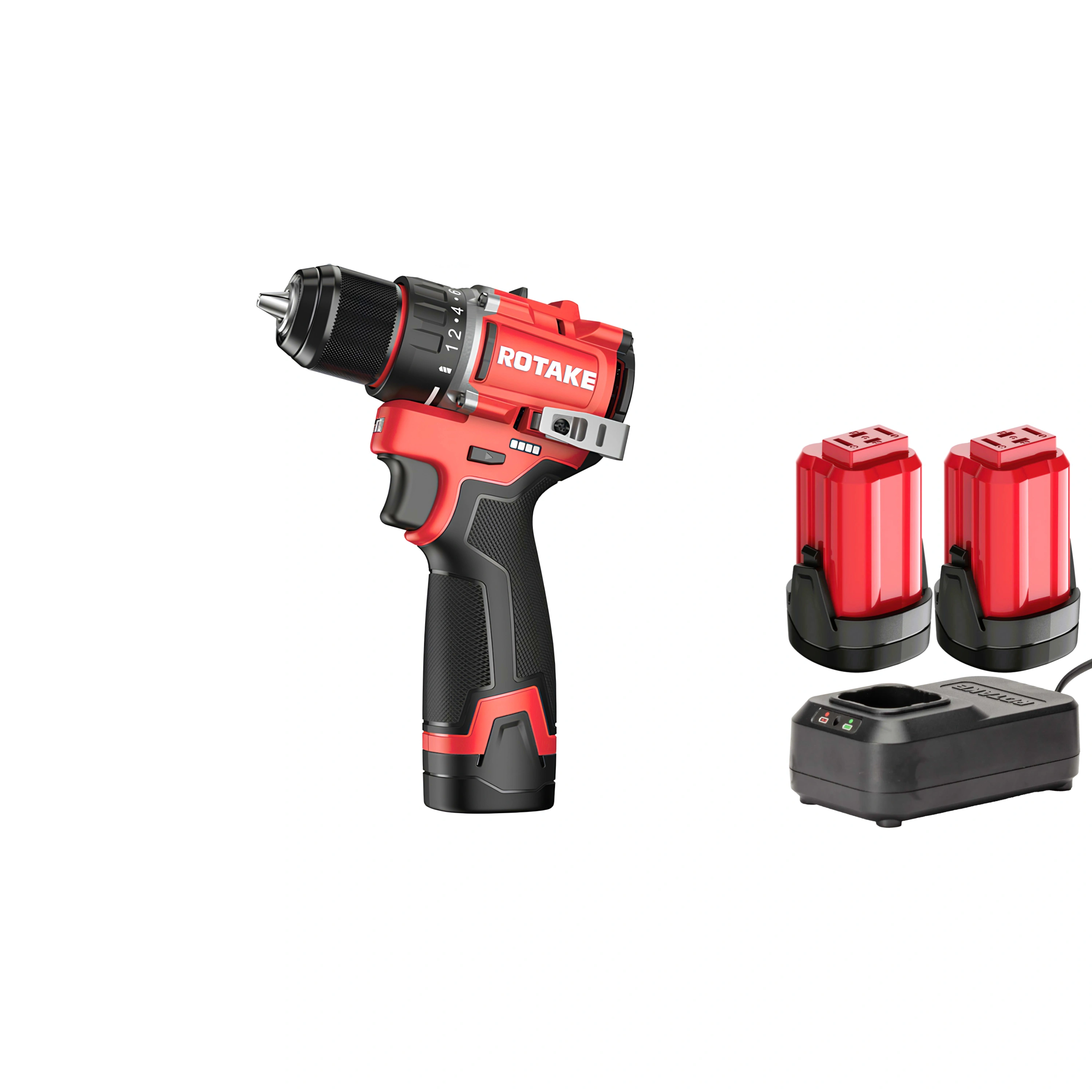 ROTAKE | ROTAKE 16V Borrskruvdragare D11 Compact 1/2" 13mm 60Nm med batteri och laddare