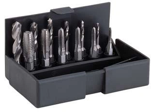 Völkel | Gängtapp & borrsats 1/4" sexkantsfäste M3-M10 | 4022835670209