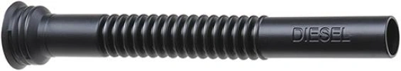 Hünersdorff | Påfyllningspip, flexibel, HDPE, Svart | 4007228819106