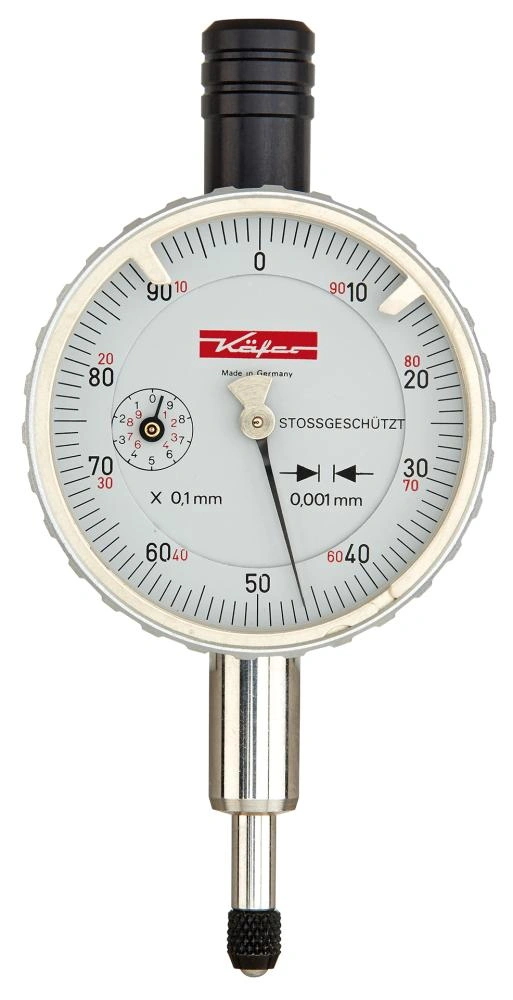 Käfer | Indikatorklocka Feinika stötskyddad 1mm/0,001, Ø40mm | 4031452101652