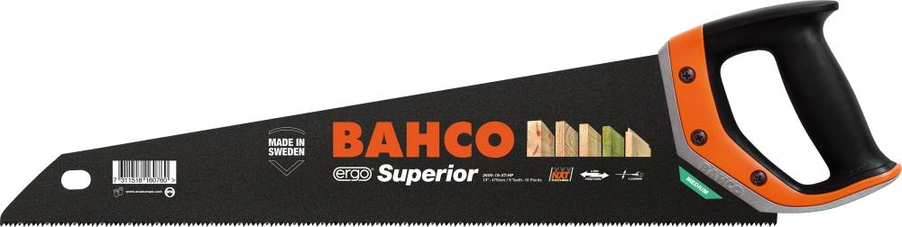 Bahco | Handsåg Ergo XT, 475mm Superior | 7311518160760