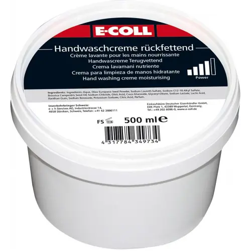 E-coll | Handrengöringskräm 500ml | 4317784349734
