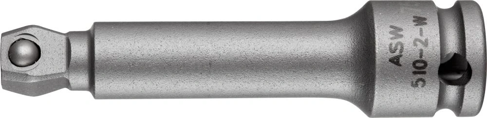ASW | Förlängare kraft 3/8" 75mm med kula | 4050623500353