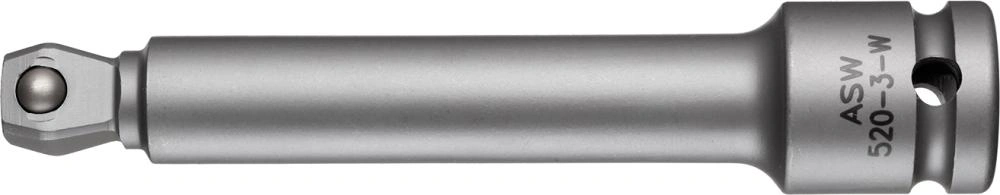 ASW | Förlängare kraft 1/2" 125mm med kula | 4050623500315