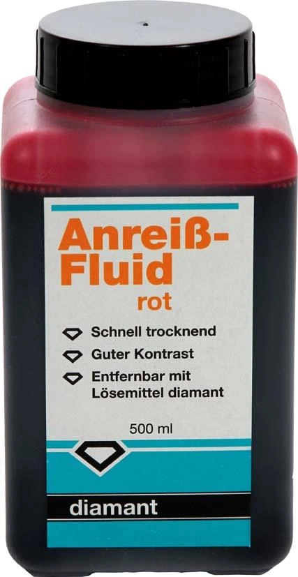 Diamant | Ritsfärg, Röd, Flaska 500ml | 4016509601422