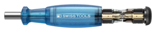 Pb Swiss Tools | Bitsskruvmejsel blå 8-delar (Spår, PH, TX) | 7610733282029