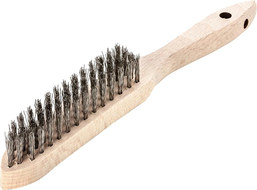 Lessmann | Handstålborste rostfri V2A 4-radig | 4017359091258