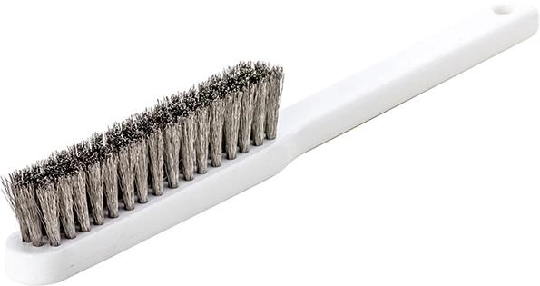Lessmann | Maskinborste rostfri 4-radig, plastskaft | 4017359009260