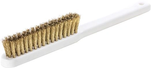 Lessmann | Maskinborste mässing plastskaft 4-radig | 4017359240281