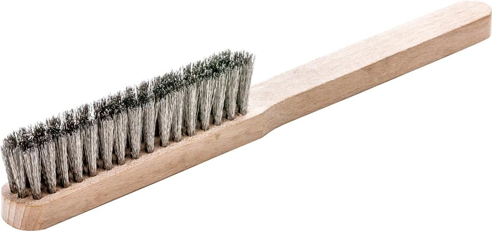 Lessmann | Maskinborste rostfri A4 vågig 4-radig | 4017359656464