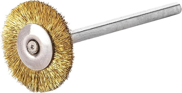 Lessmann | Cirkulärborste mini mässing 19x2mm, 0,1mm, skaft 3mm | 4017359347799