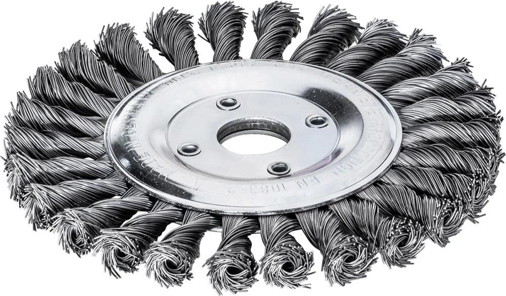 Lessmann | Cirkulärborste ståltråd 115x14mm tvinnad | 4017359005224