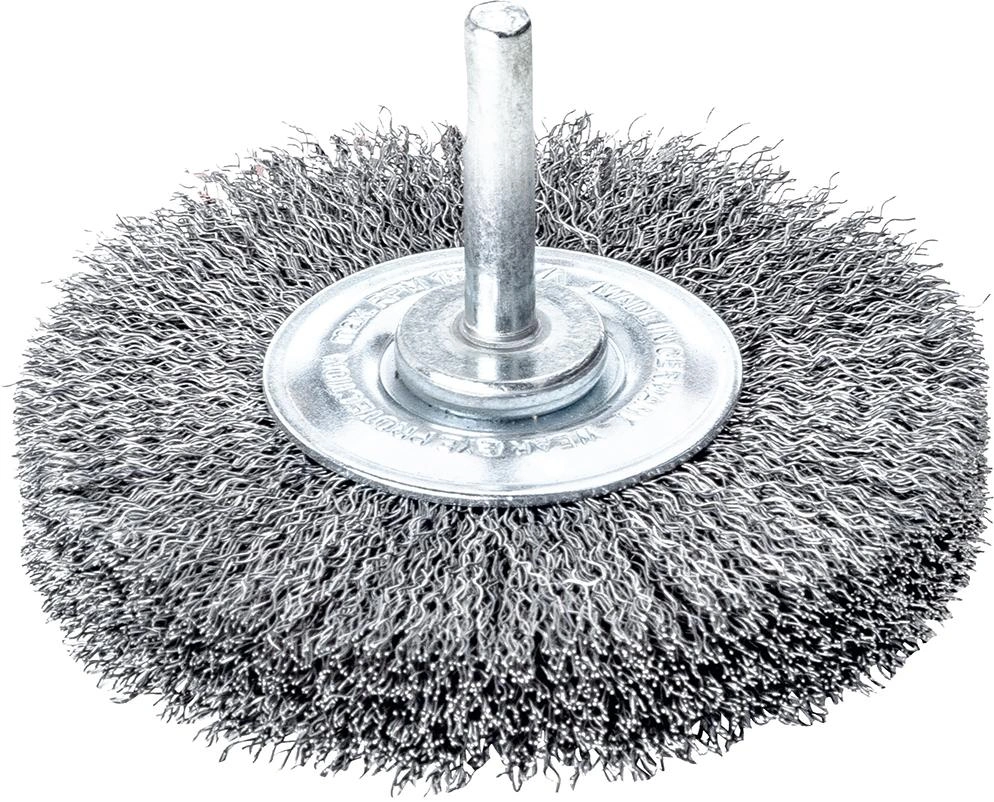 Lessmann | Cirkulärborste vågig ståltråd 0,2mm, skaft 6mm, 30x6mm | 4017359007051