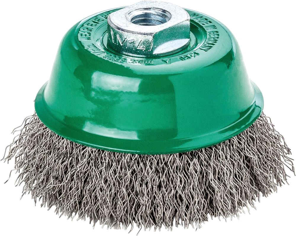 Lessmann | Axialborste rostfri V4A vågig tråd 65x0,3mm | 4017359174821