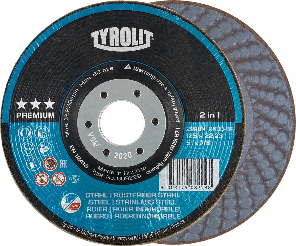 Tyrolit | Navrondell 2in 1 125mm A36Q | 9003179082274