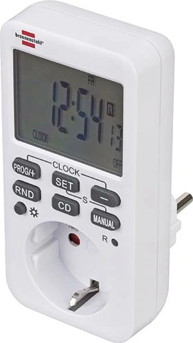 Brennenstuhl | Digital veckotimer DZL 2016 DE 3655 IP20 | 4007123665303