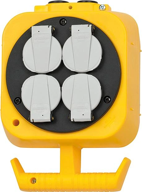 Brennenstuhl | Energicentral, Uttag 4x230V, 2 tryckluftkopplingar, 5M kabel, 6/12mm, IP44 | 4007123671359