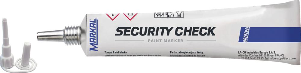 Låslack Security Check Paint Marker, Blå