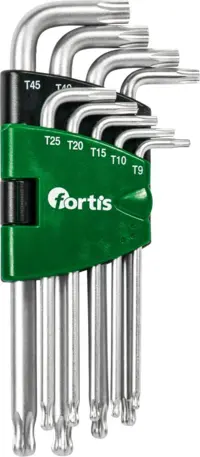 Torxnyckelsats med kula 9-delar T9-T45