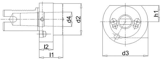 VDI Hållare Morsekona 30mm x MK1