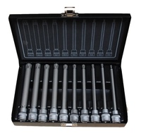 Bitshylssats Lång 3/8" Ribe M4-M14 10-delar
