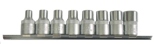 Hylssats 3/8" Torx E5 - E14 8-delar