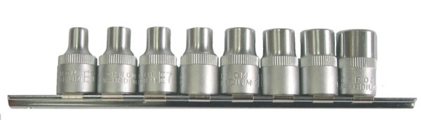 Hylssats 3/8" Torx E5 - E14 8-delar