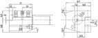 VDI Hållare axiell C1 höger 30x20mm