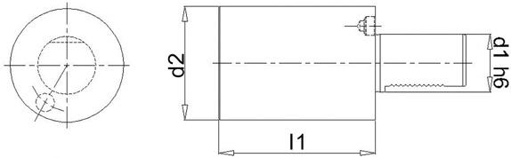 VDI Cylinder A2 30x100mm
