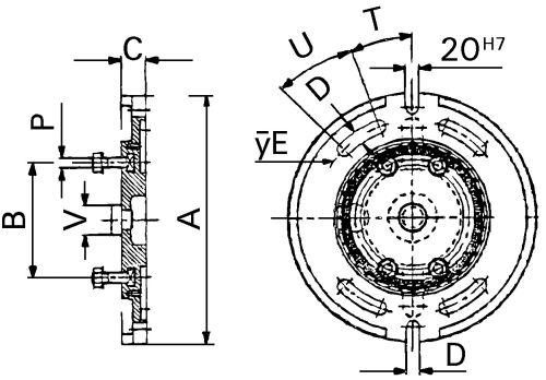 Universal-Vridplatta UZ Stl. 2