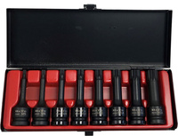 Kraftbitshylssats 1/2" XZN M5-M18 8-delar