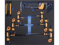 Insexnyckelsats i mm 25-delar EVA 2/3