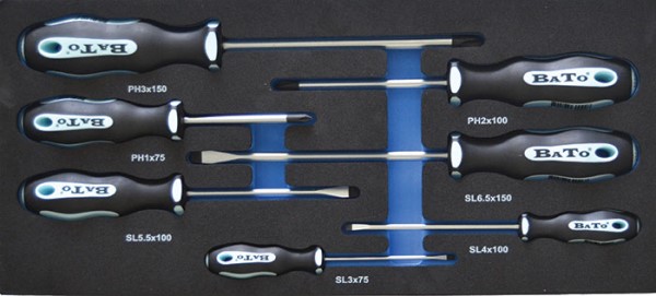 Skruvmejselsats Spår/Phillips 7-delar EVA 1/3