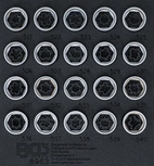 Verkstadsvagninlägg 1/6: Fälglås-Verktyg-sats för VAG | 20 delar