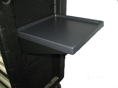 Hylla med pappershållare för Bato verktygsvagnar