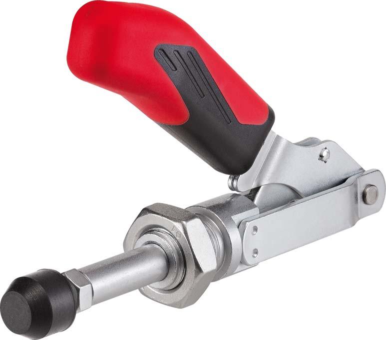 Tryck och dragspännare utan vinkelfot