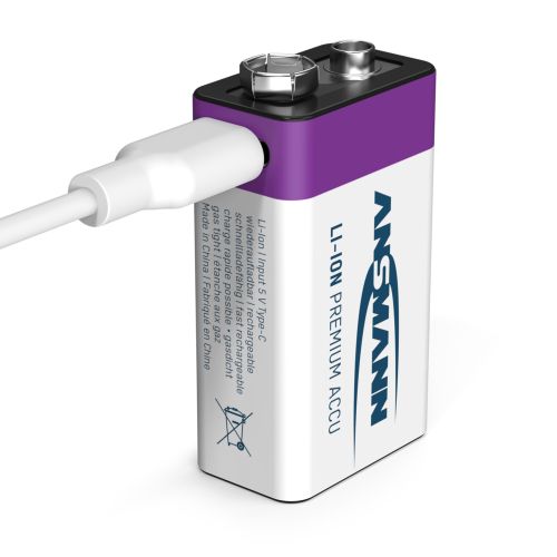 Batteri 9V laddningsbart