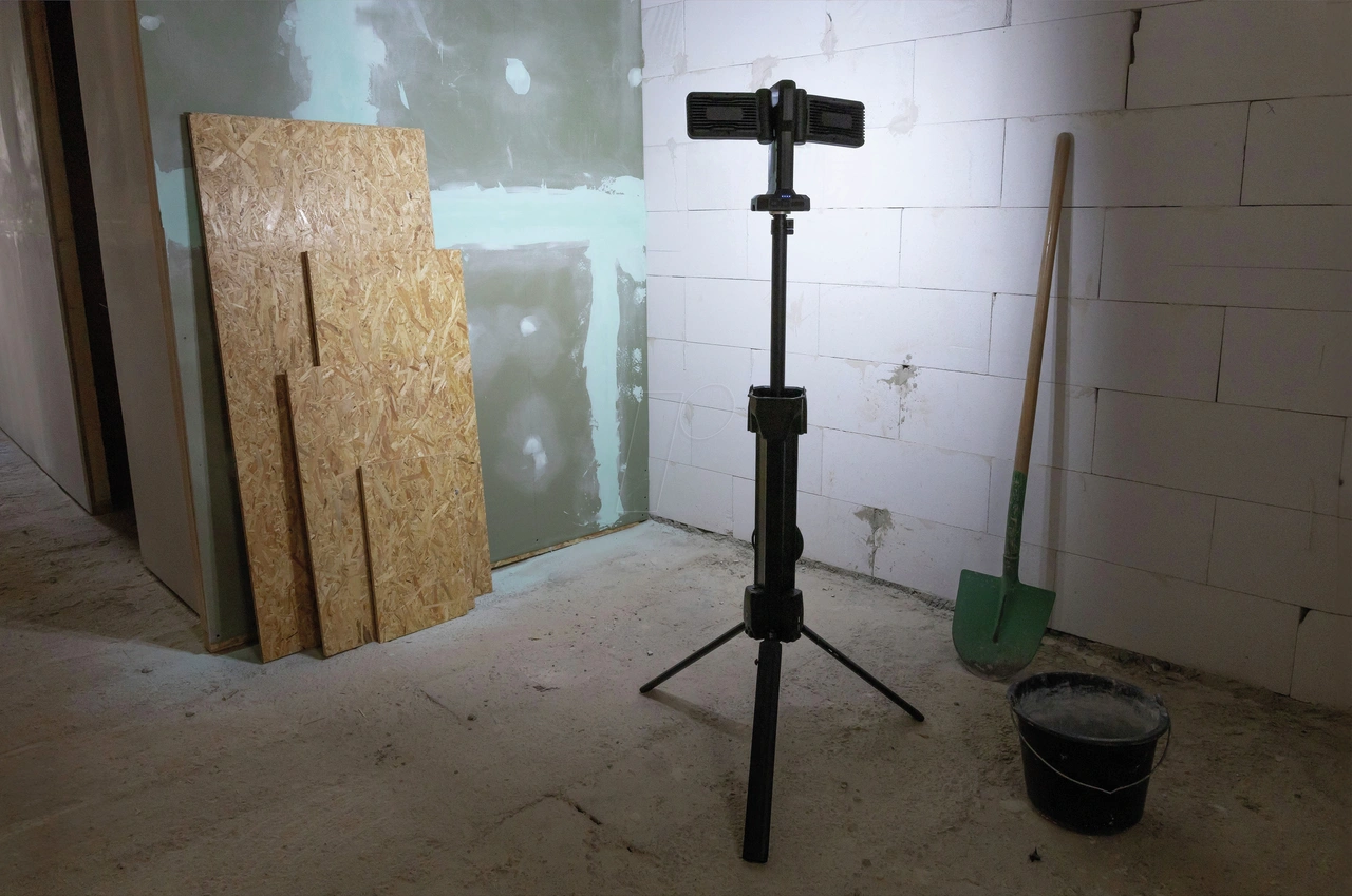 Arbetsbelysning 11500lm dimbar med stativ